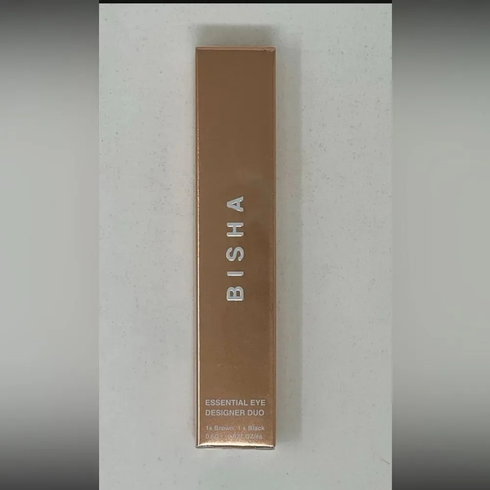 BISHA Essential Eye Designer Duo Set in Downtown Black & Uptown Brown